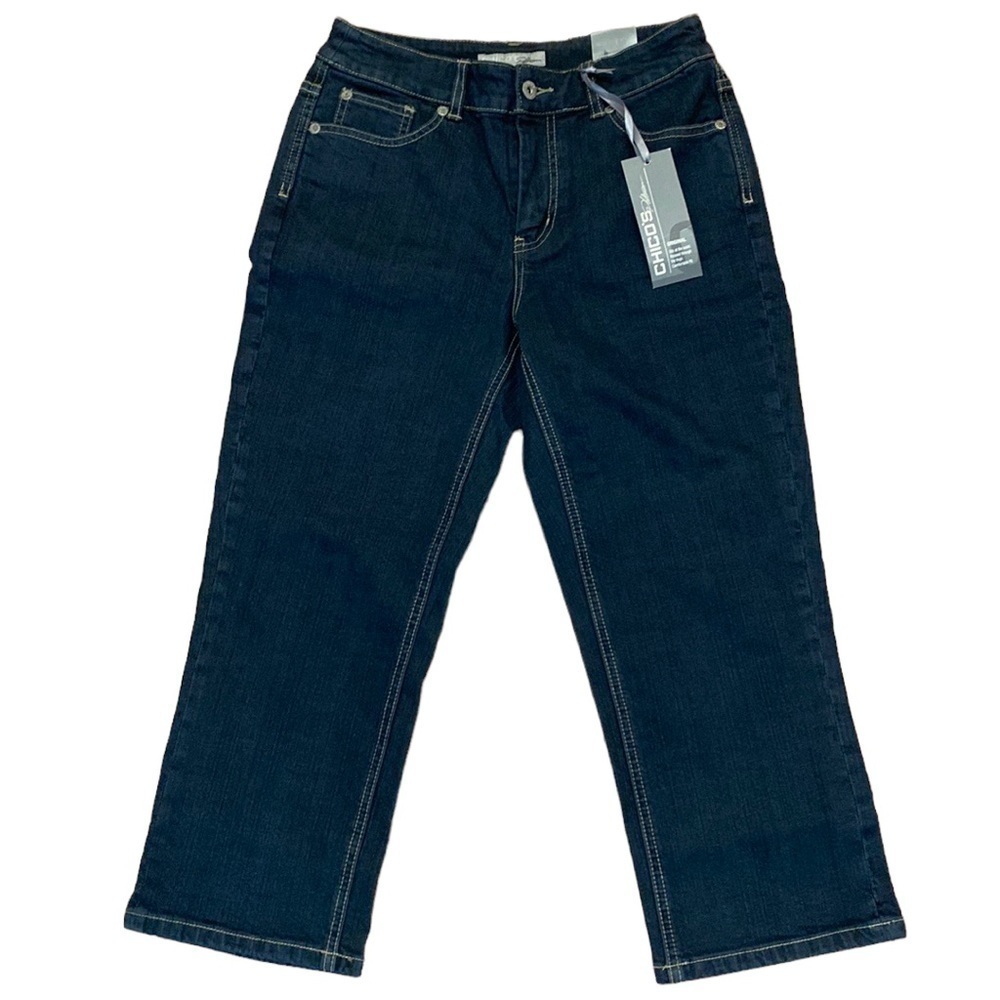 Chico’s Platinum Original Charm Crop Denim Jeans NWT